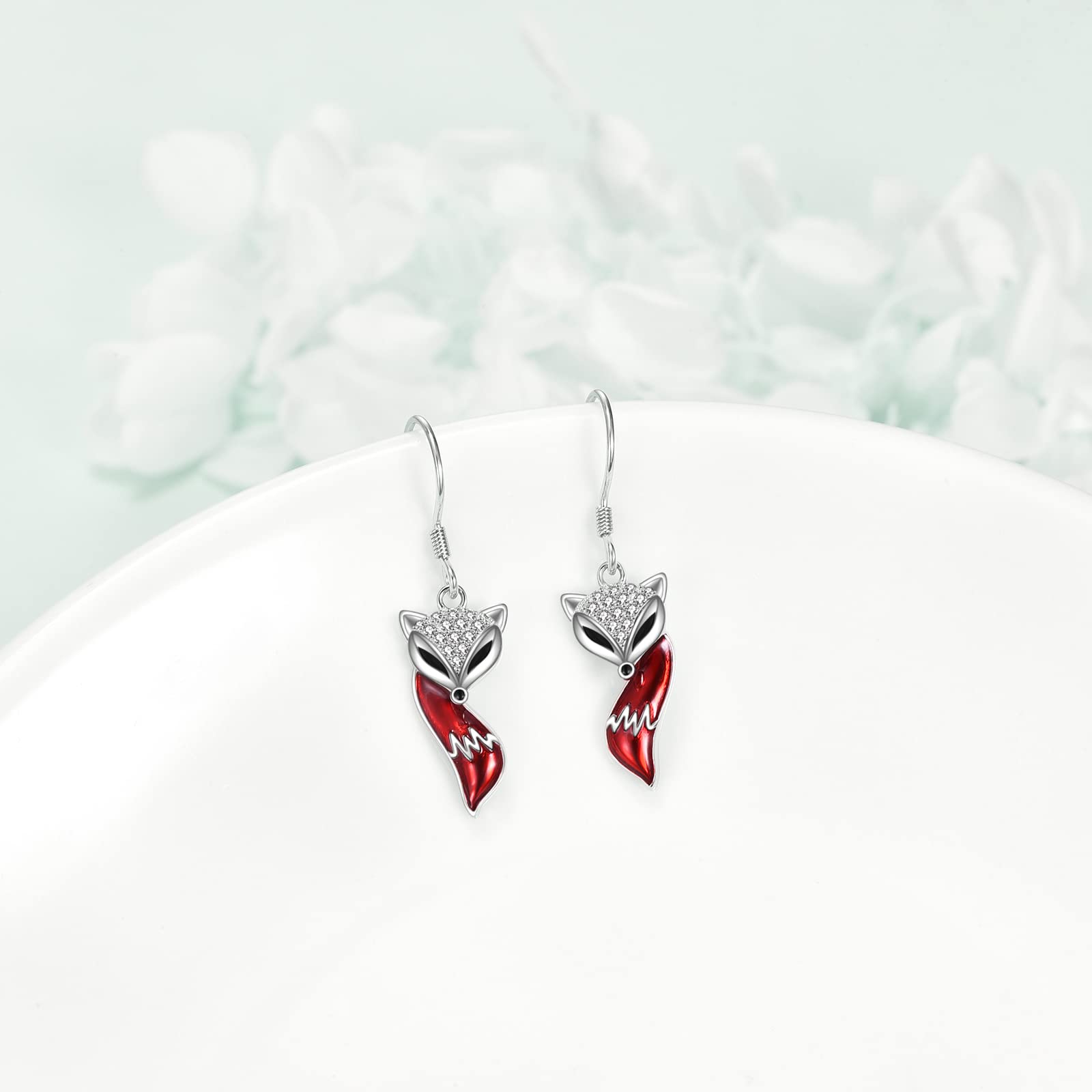 Orecchini Colibrì con Ganci Ipoallergenici Orecchini Pendenti con Uccelli Gioielli in Argento Sterling 925 Regali Colibrì per Donne Ragazze