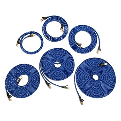 1~10 m trwały mocny kabel CAT-7 CAT7 RJ45 10 Gb/s Ethernet płaski kabel LAN kabel sieciowy -10 m