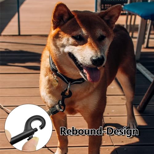 4 Stück Karabiner mit Drehgelenk, Haken mit Drehgelenk, Karabiner, Haken mit Drehgelenk, für Hundehalsband, für Hundehalsband Eimer Hängematte Pferd Tack