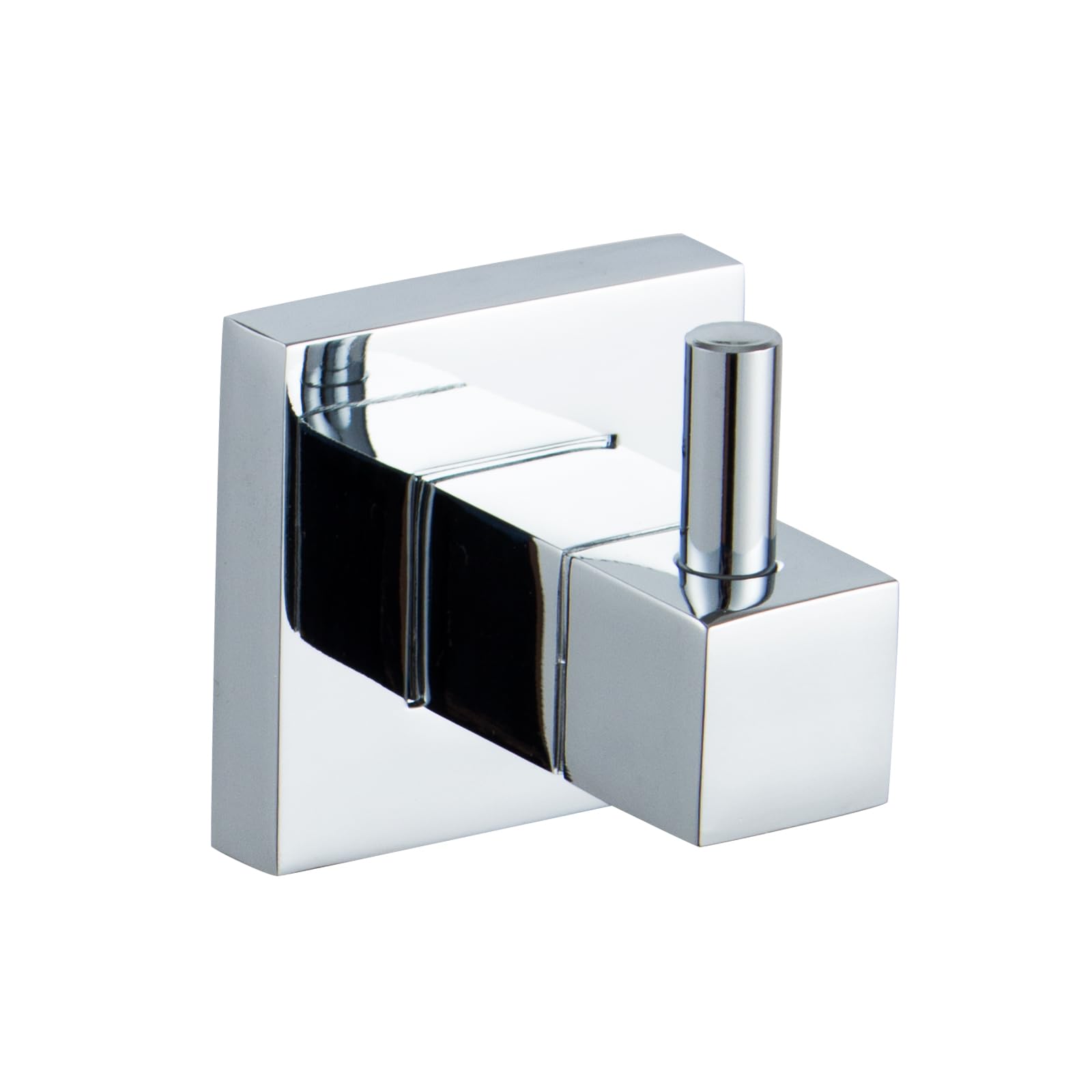 Towel Holders for Bathrooms Chrome Wall-Mounted - 4 Set Chrome Towel Holder, Toilet Roll Holder, 2x Towel Hook 15-0402 - Image 4
