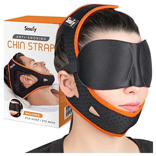 Anti Snoring Chin Strap for CPAP Users and Mouth Breathers – Ultra Soft Chin Strap for Snoring - Breathable Design Men & Women - Uninterrupted Sleep