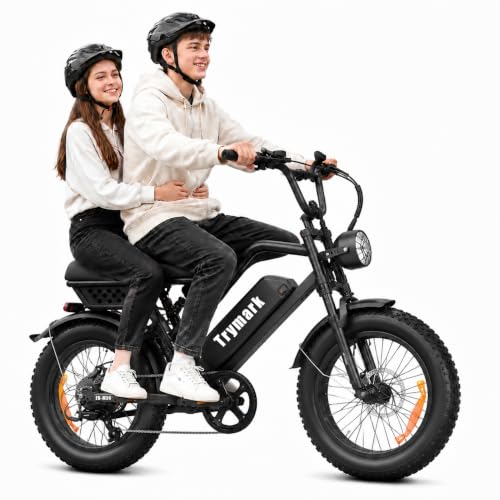 ciloovy 1500W Fat Tire Electric Bike, 16' All-Terrain Ebike, 48V 15.6Ah Battery, Dual Suspension, Shimano 7-Speed, 22MPH Max Speed, for Off Road & Commuting