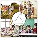 Steel Triangle Instrument - Alloy Steel Music Triangle | Portable Percussion Trianglee Beater For Kids, Children, Classroom Instruments | Handheld Rhythm Bell, Musical Education, Percussion