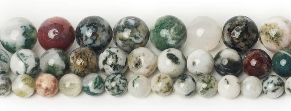 10mm Tree Agate Round Loose Beads for Jewelry Making