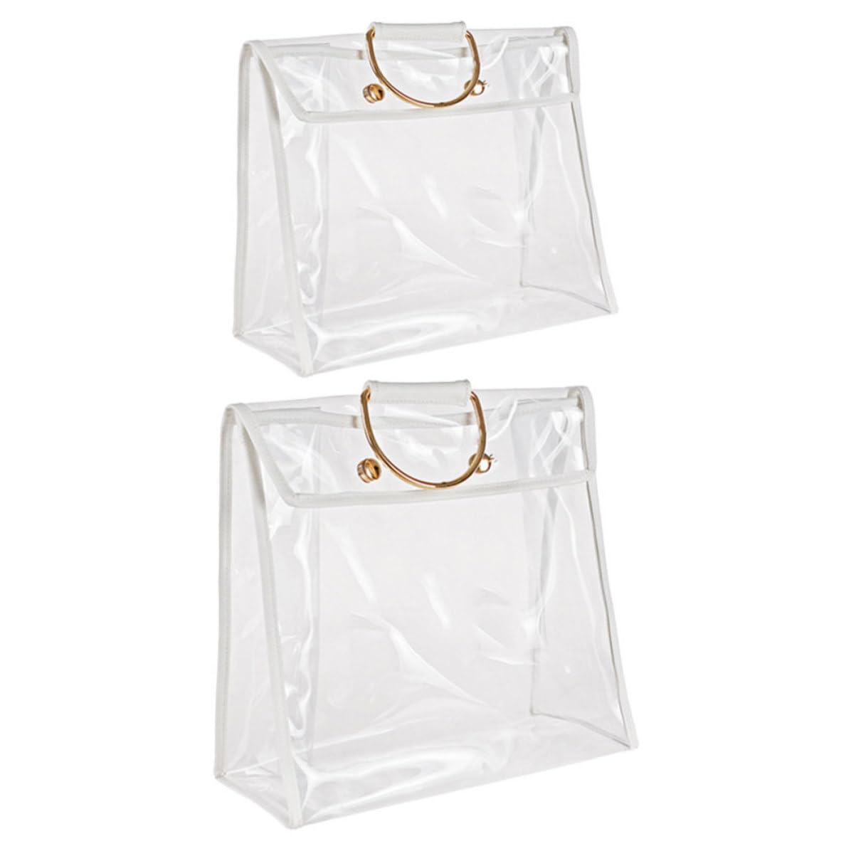 2 Piezas Organizador de Almacenamiento de Bolsos Transparente Pvc