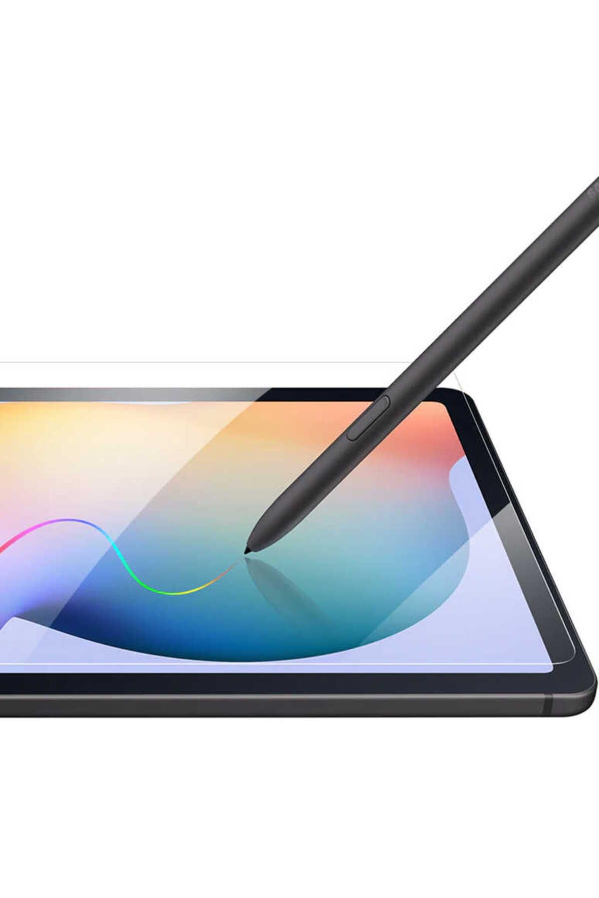 CONSTRAIN - Galaxy Tab A9 Plus Uyumlu Temperli Cam – Tam Kaplama Şeffaf Ekran Koruyucu - Renksiz