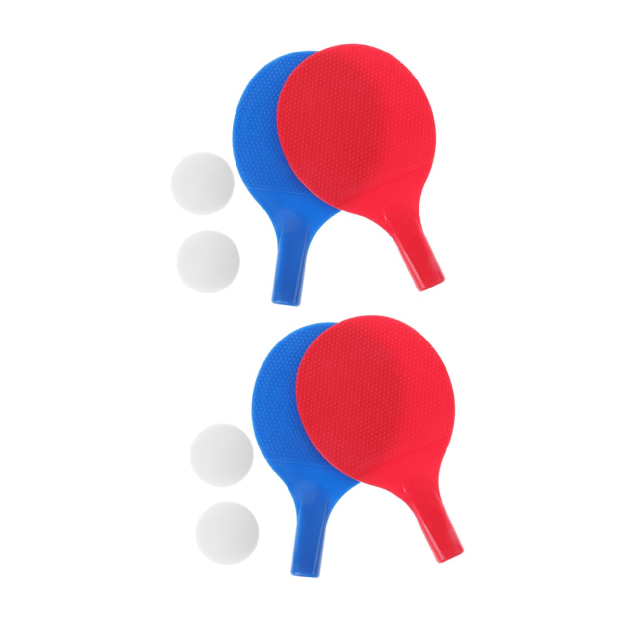 NAMOARLY Table Tennis Accessories 8pcs Kids Racket Set with Practice Balls for Enjoyable Playtime