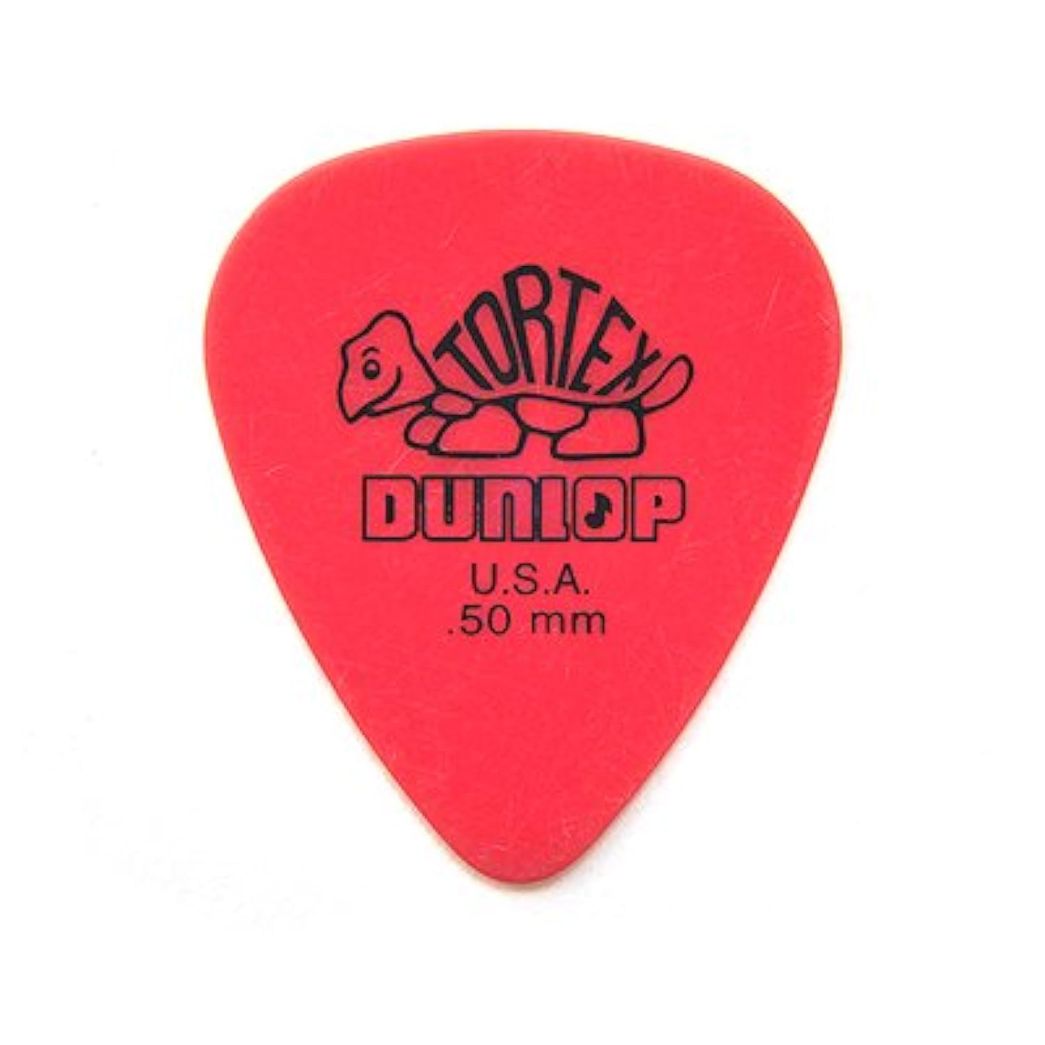 JIM DUNLOP 418R.50 Tortex(r) Standard, Red, .50mm, 72/Bag