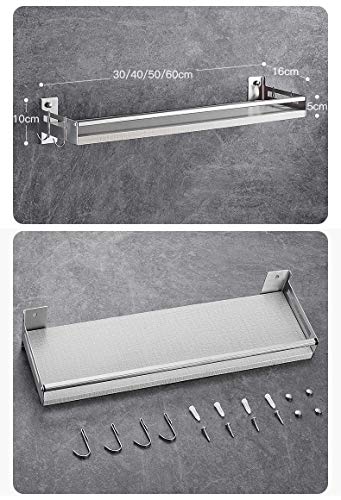 Porta Spezie a Muro in Acciaio Inox, Portaoggetti