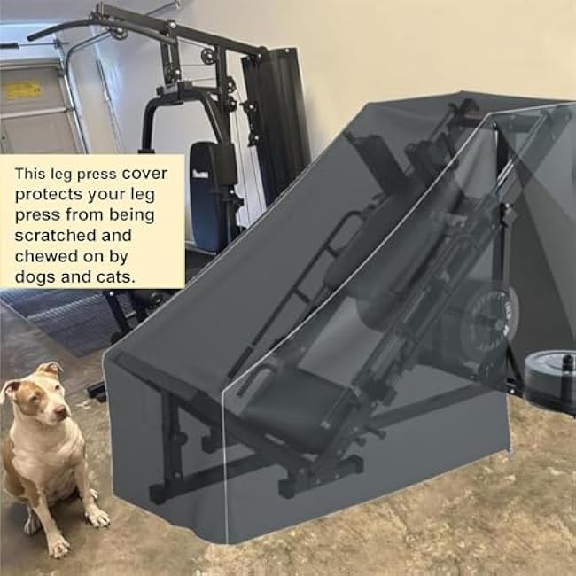 Leg press machine cover, Leg Press Hack Squat Machine cover, For Home Gym Professional Adjustable Leg Press, Leg Press Squat Machine (Cover only)