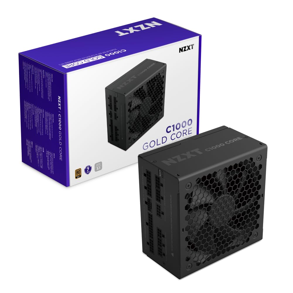 Amazon.co.jp: NZXT C1000 Gold Core ATX3.1 PC電源ユニット 1000W 80