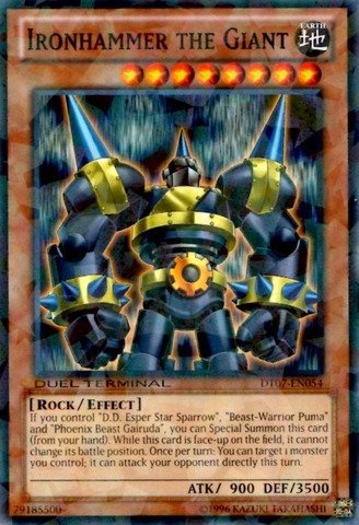 YU-GI-OH! - Ironhammer The Giant (DT07-EN054) - Duel Terminal 7B - Duel Terminal Edition - Parallel Rare