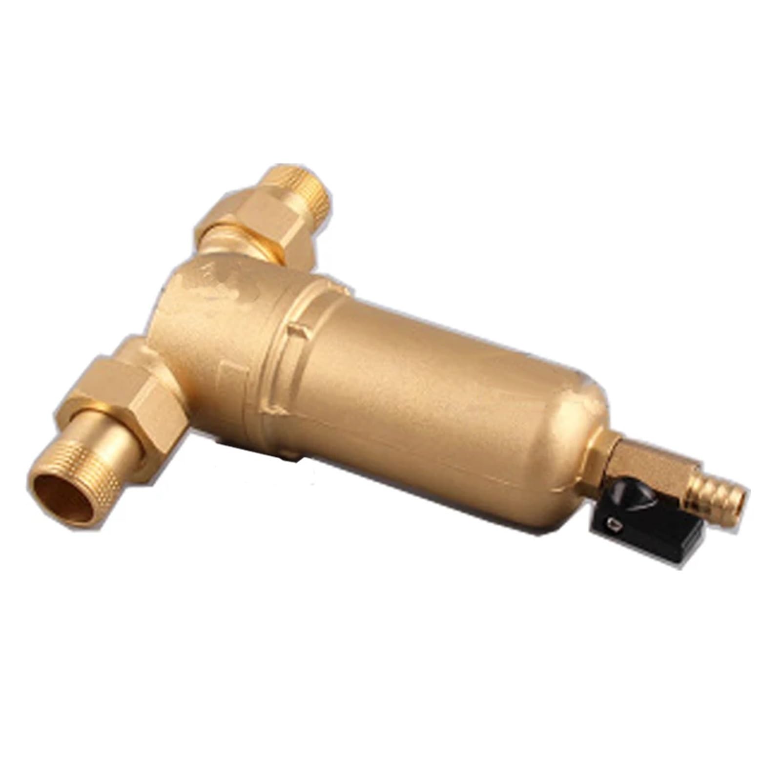 1/2 "pollici 3/4" pollici prefiltro in ottone for acqua DN15 DN20 purificatore in rame pieno filtro for l'acqua for uso domestico parte di purificazione prefiltro(3/4")