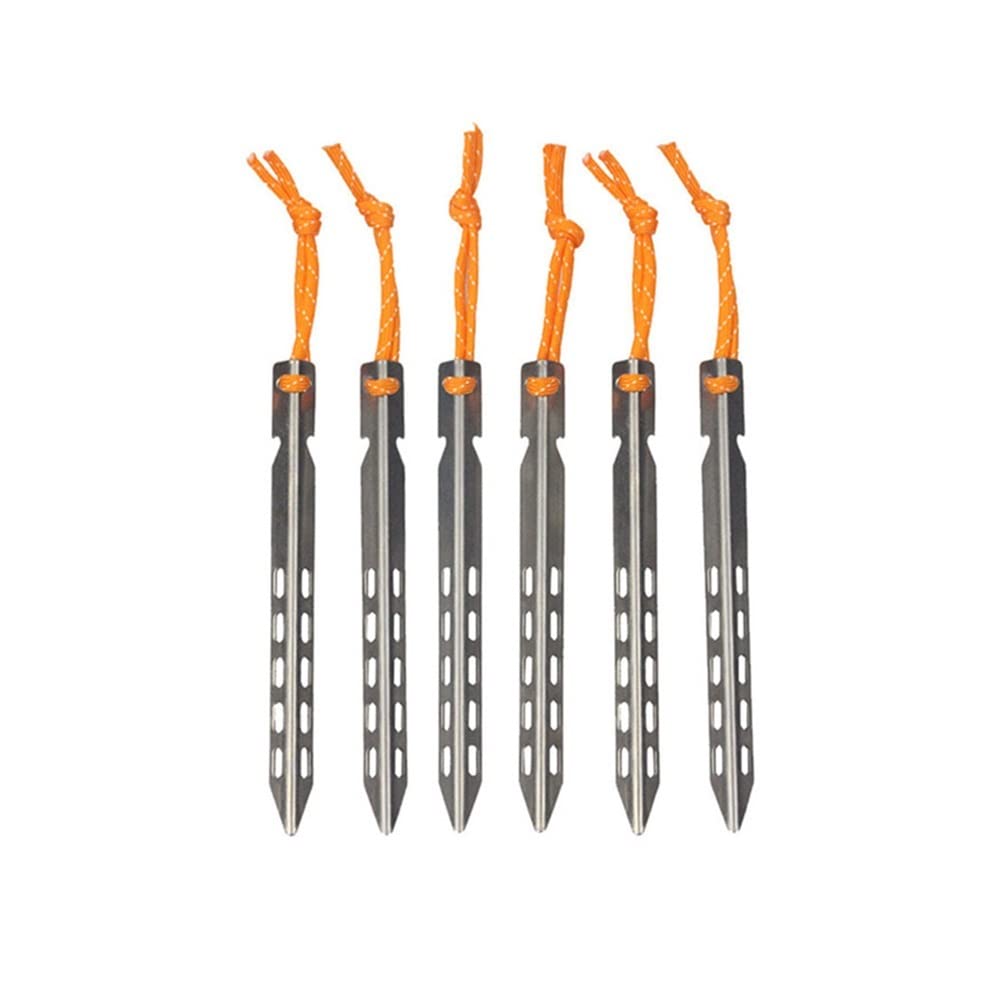1pcs Titanium Tent Stake Titanium Tent Peg V Shape... - Grandado