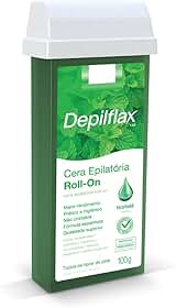 Depilflax – Cera Depilatória Roll-On Hortelã 100g