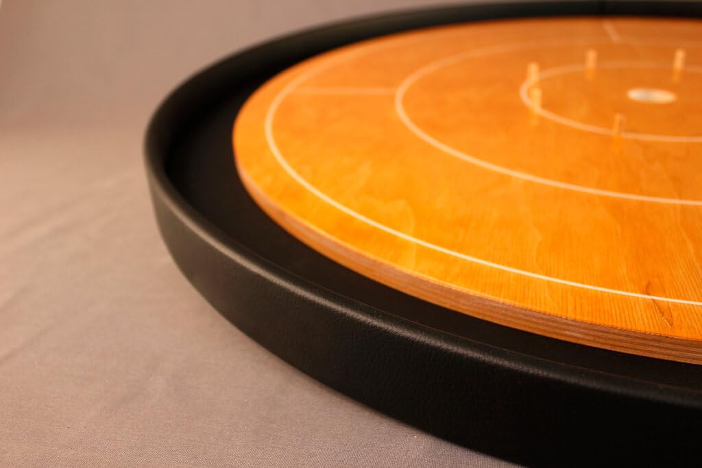 Masters Crokinole Tournament Board - Beech and Chocolate