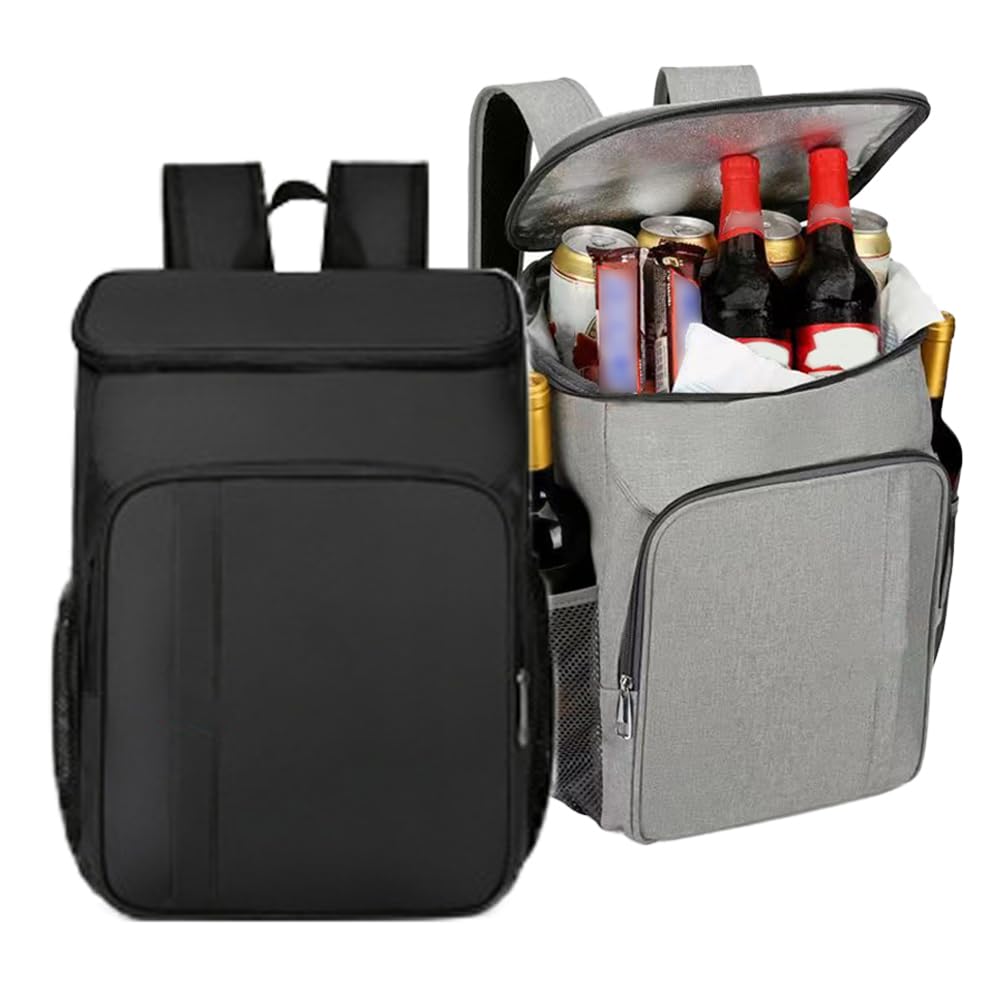 Grand sac à dos isotherme de 36 L en tissu Oxford épais étanche pour pique-nique, randonnée, barbecue