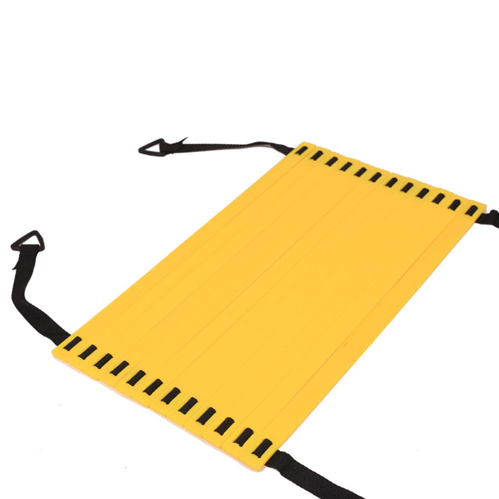 Seiwei - Kit di allenamento per velocità e agilità, per rafforzare la velocità del piede e rafforzare la scala, paracadute, 5 coni a disco, 4 picchetti in acciaio per allenamento personale e forza.