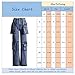Women's Novelty Fashion Zip Side Slit High Waist Denim Jeans Pants with Multi Pockets