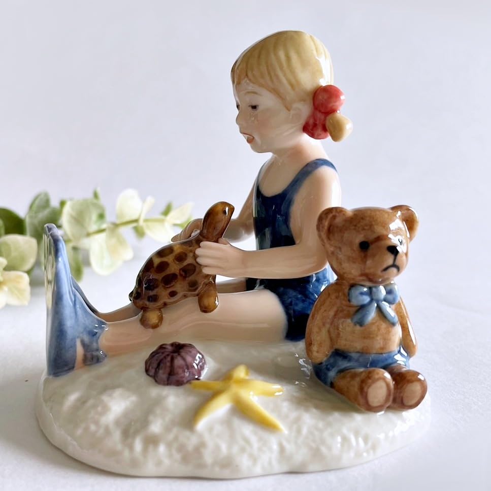 正規美品2003年ロイヤルコペンハーゲンエマ 少女 亀 テディベア ミレニアム Amazon.co.jp: 2003年 エマ 少女 亀 テディベア ミレニアム