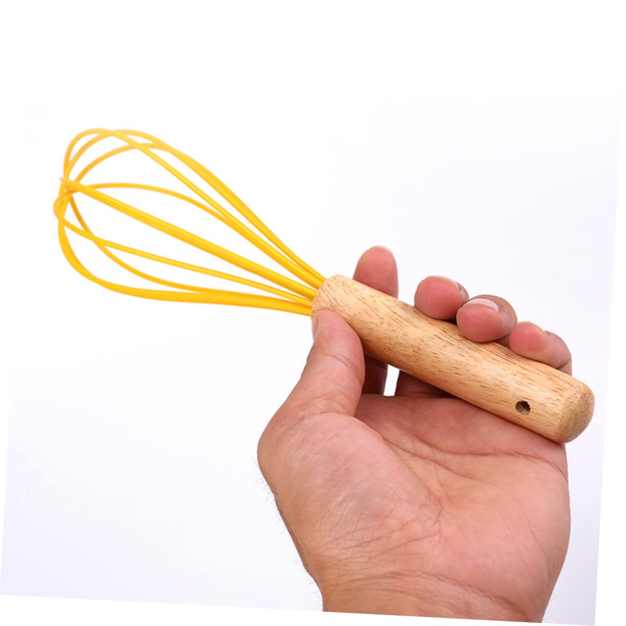 DECHOUS Sets Silicone Egg Beater Manual Hand Mixer Professional Grade Whisk for Baking Cooking and Sauces Easy to Clean Pcs