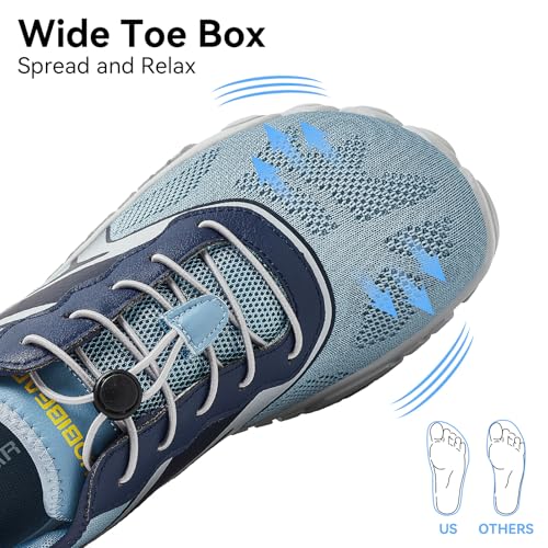 Image of HOBIBEAR Barefoot Shoes for Women Men Wide Toe Box Zero Drop Cross-Training Minimalist Unisex