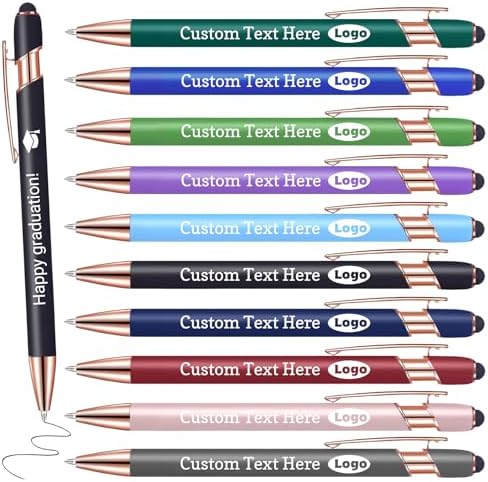 Amazon.com : Bulk Custom Pens with Name Logo, 6-1000 PCS Personalized ...