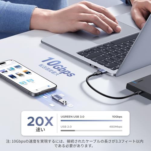UGREEN USB 変換アダプター 4個セット 75990 の商品画像 1