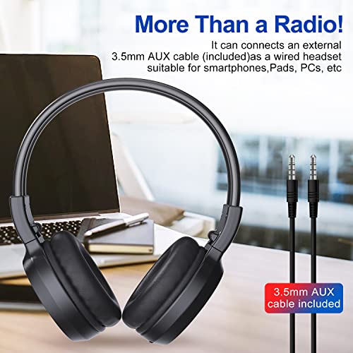 Kamapulo F4 Portable Personal Fm Radio Headphones With Best Reception,Foldable Fm Headset Radio Receiver thumb #5