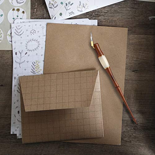 Yoption AGUS180 Wood Calligraphy Oblique Dip Pen Holder Set thumb #6