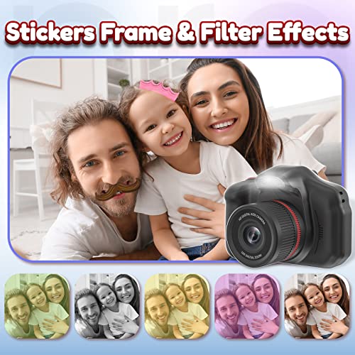 Yoophane Upgrade Kids Selfie Camera,Christmas Birthday Gifts For Kids 6 7 8 9 10 Year Old Boys Girls,2.4 Inch Digital Camera Toys For Kids 3-12 Year Old 1080P Video Recorder With Flash #TOP4