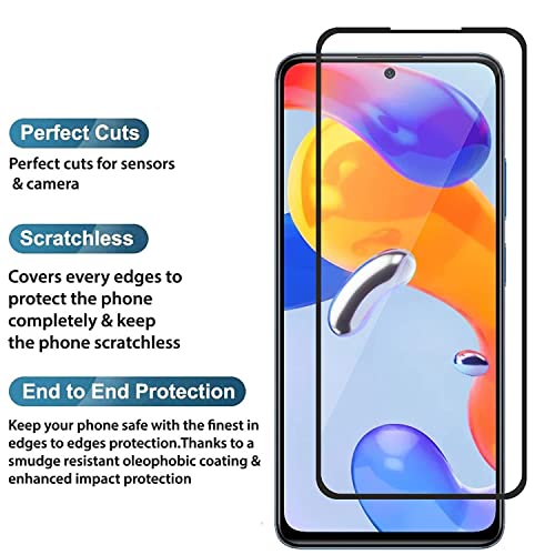 Image of DD SON (Black 11D Tempered Glass for Samsung, Redmi etc (Q-Redmi Note 11)