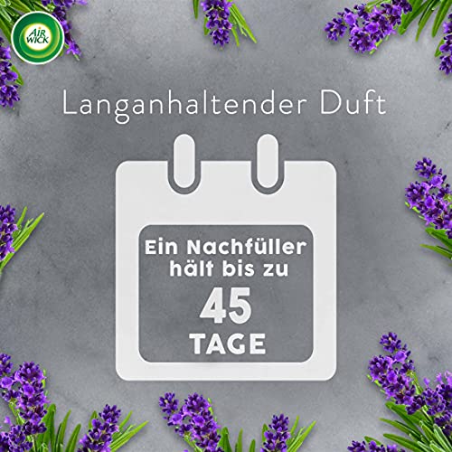 Air Wick Aroma-Öl – Starter Set – Diffuser mit ätherischen Ölen – Raumduft Entspannender Lavendel – 2 x 20 ml Nachfüllern + Gerät – Bild 3