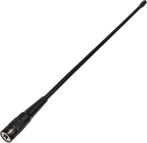 UAYESOK Antena GMRS (462-467 MHZ) SMA-macho de 15 pulgadas de látigo suave para radios portátiles BaoFeng UV-5X UV-5G Radioddity GM-30 Retevis RB27