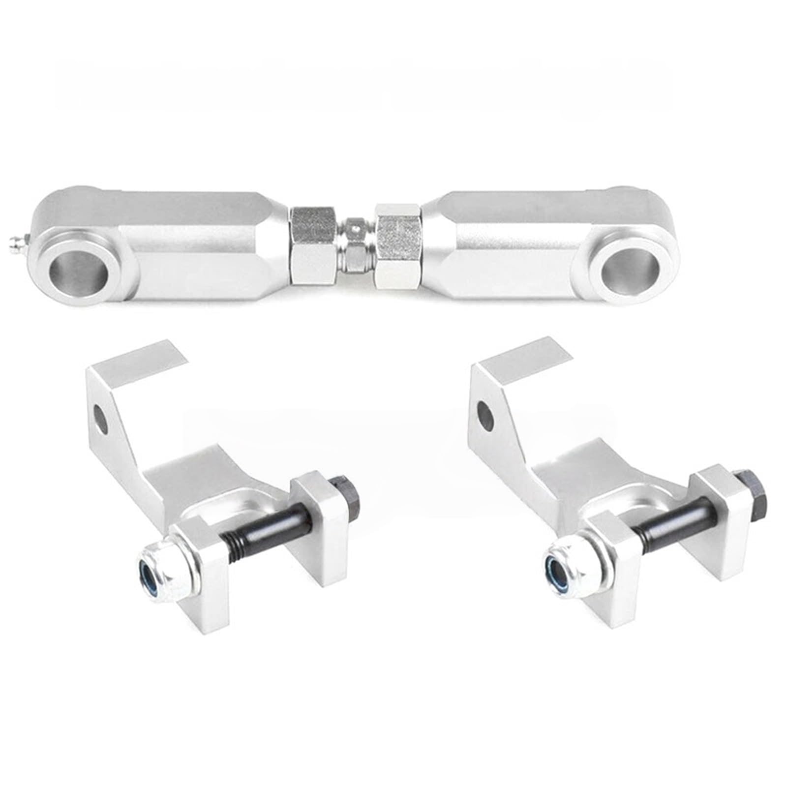 Zestawów obniżających Łączniki zawieszenia Zestaw obniżający przód i tył do motocykli pasuje do RAPTOR 350 660 700 TRX400(White)