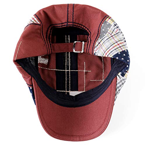 PORSYOND, berretto piatto da uomo Gatsby Ivy in