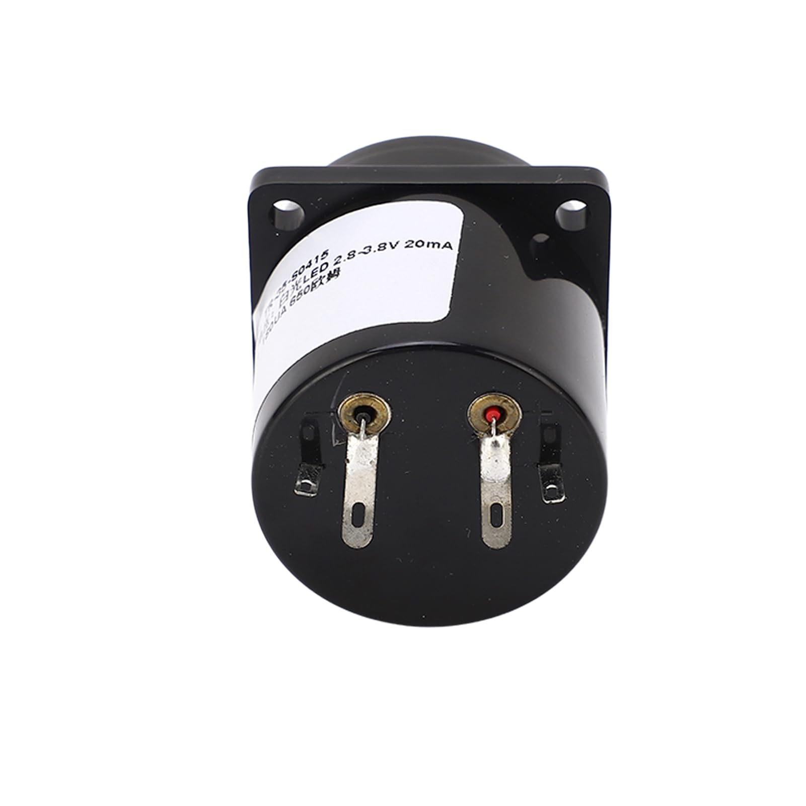 KIMISS Vu-mètre de Haute Précision avec Cadran Pointeur Jaune et Rétroéclairage LED Blanc pour Applications Audio de Panneau d'amplificateur