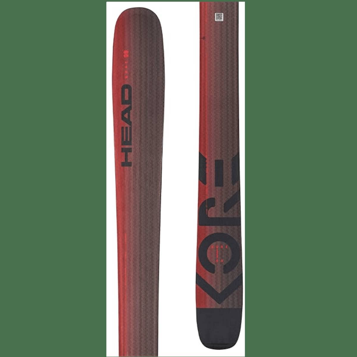HEAD KORE99 スキーセット ブラック/レッド 2025 Head Kore 99 Skis — Lightweight Freeride Performance
