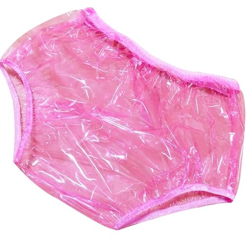 BDXZJ Pantalones De Plástico para Adultos Silenciosas Pantalones De Seguridad para La Incontinencia Cubrepañales Reutilizables Impermeables Antifugas Fisiológico L