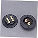 Toyvian 2pcs Speaker Terminal Box Screw Cup Connectors Professional Binding Post for Car Stereo and Subwoofer Easy Installation Black