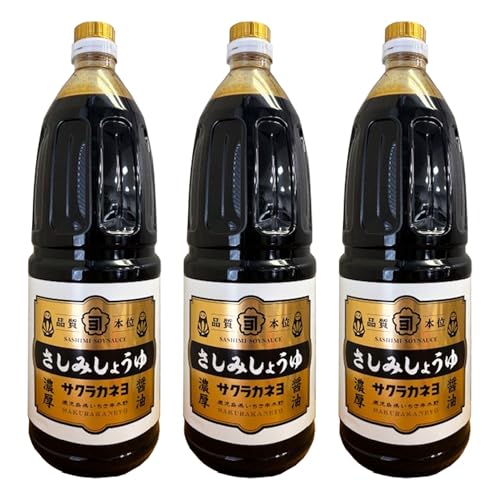 吉村醸造 サクラカネヨ さしみ 醤油 1.8L × 3