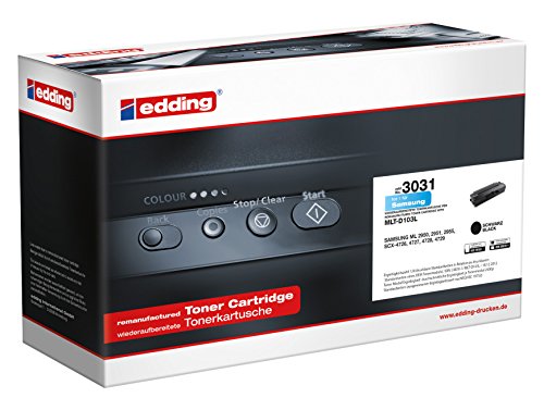 Toner Edding 3031 noir equivalent Samsung MLT-D103L pour imprimante de bureau