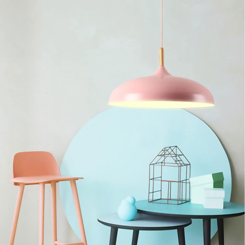Lámpara Colgante con Forma De Tapa De Una Sola Cabeza, Candelabro De Metal De Estilo Nórdico, Portalámparas E27, Accesorio De Iluminación De Techo, Lámpara Colgante De Decoración De Cafetería