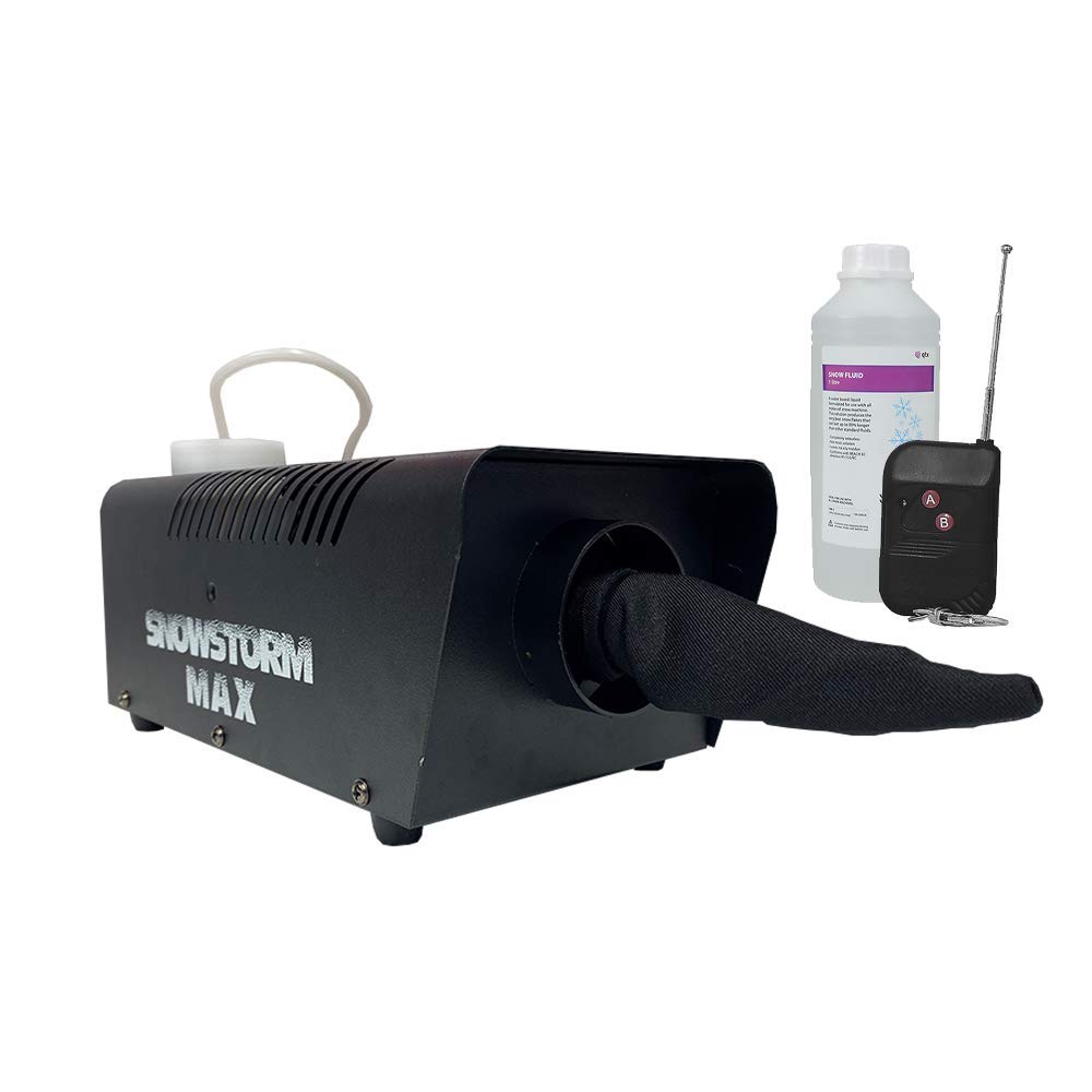 500W Snow Effect Machine inc. Wireless Remote Control & 1L Fluid