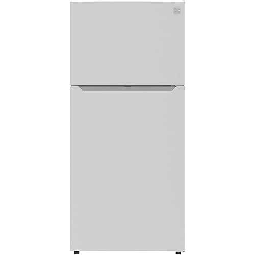 Kenmore 30" Top Mount Refrigerator with Freezer - Adjustable Shelving, Humidity-Controlled Crispers, LED Lighting, ENERGY STAR Certified, Garage Ready, 20.2 cu. ft. Capacity - White