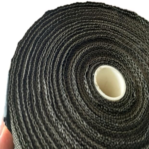 Carbon Fiber Fabric Braid Belt - 20mm/30mm Wide Plain Woven Cloth - 3K 280g - 1 Piece(50mmx5meters)
