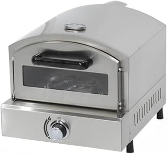 Suitable for Emidor Electric/Gas Pizza Ovens, Ovens, Barbecue Grills, Home Stores and More, Stainless Steel, Silver Gas