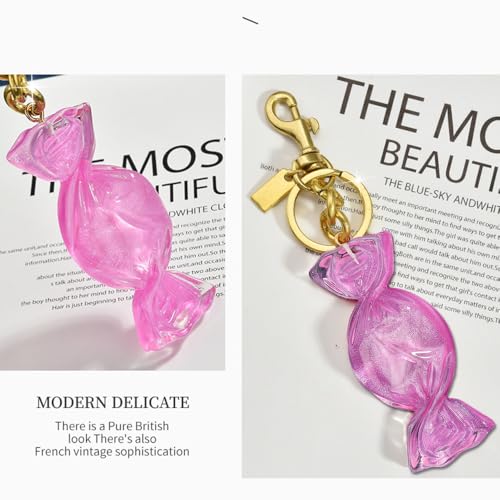 Image of Bag Charm KeyChain - Purse Wallet Chain & Charms Accessories for Handbags- Stocking Stuffers Gifts for Women Girls