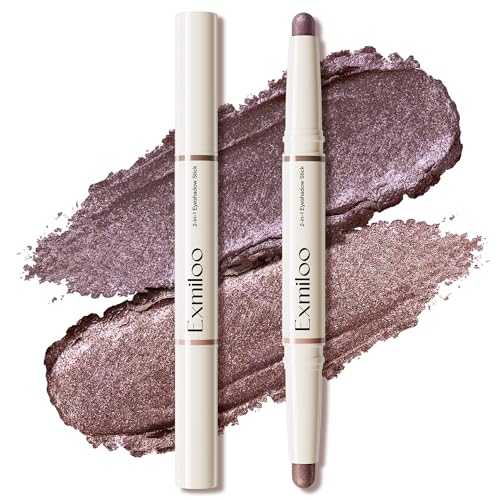 exmiloo Cream Eyeshadow Stick Mauve Taupe Shimmer Duo