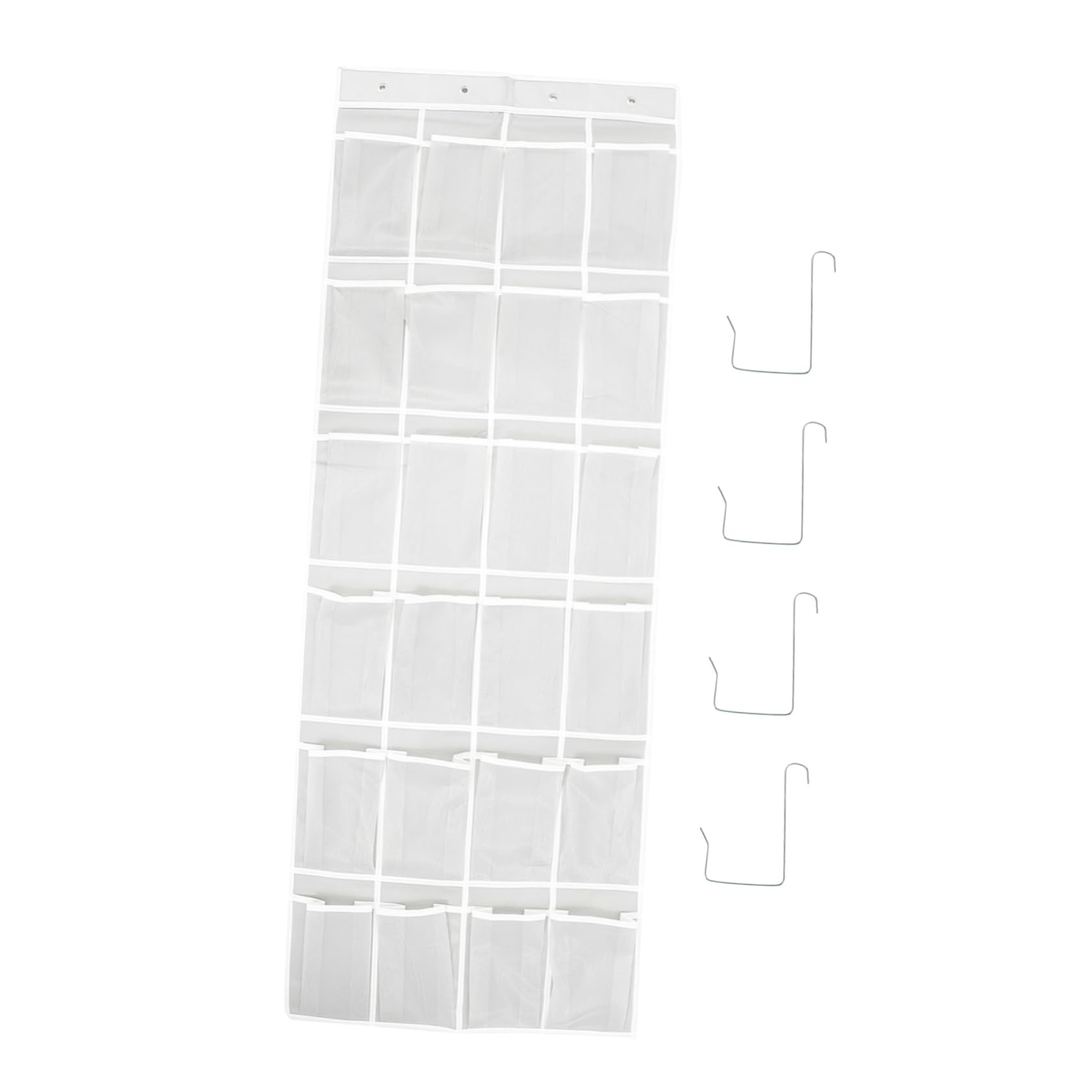 Ciieeo 1pc Multi Pockets Wall Mounted Sundries Organizer Bag for Efficient Home Storage Non Woven Material Pouch with Cells for Keys Shoes and Items